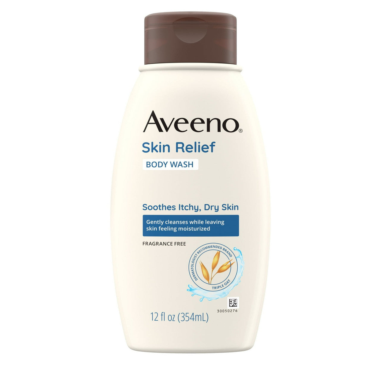 Aveeno Active Naturals Skin Relief Body Wash with Soothing Oatmeal, Fragrance Free - 12 Oz